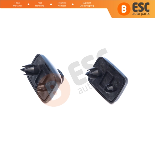 2 Pieces Sun Visor Shade Holder Hook Clips Black Color for Audi A1 A3 A4 B7 B8 B9 A5 A6 C6 Q2 Q3 Q5 TT Seat Exeo
