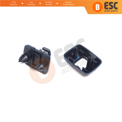 1 Piece Sun Visor Shade Holder Hook Clips Black Color for Audi A1 A3 A4 B7 B8 B9 A5 A6 C6 Q2 Q3 Q5 TT Seat Exeo