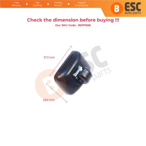 1 Piece Sun Visor Shade Holder Hook Clips Black Color for Audi A1 A3 A4 B7 B8 B9 A5 A6 C6 Q2 Q3 Q5 TT Seat Exeo