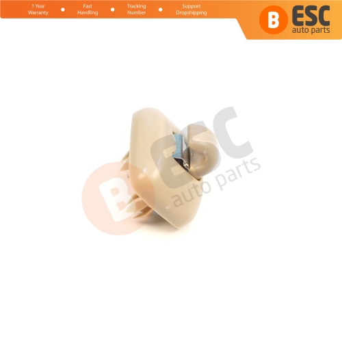 1 Piece Sun Visor Shade Holder Hook Clips Beige Color for Audi A1 A3 A4 B7 B8 B9 A5 A6 C6 Q2 Q3 Q5 TT Seat Exeo