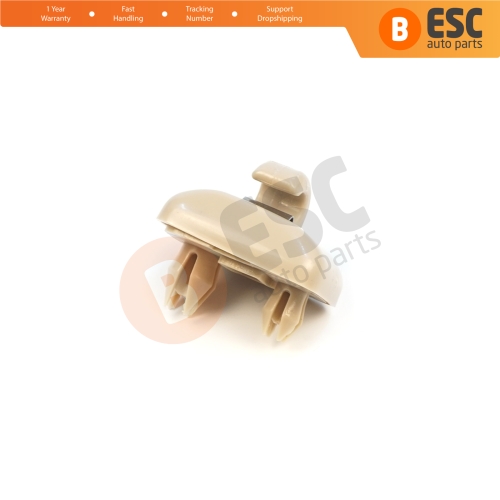 1 Piece Sun Visor Shade Holder Hook Clips Beige Color for Audi A1 A3 A4 B7 B8 B9 A5 A6 C6 Q2 Q3 Q5 TT Seat Exeo