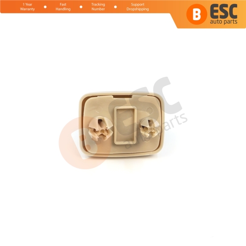 1 Piece Sun Visor Shade Holder Hook Clips Beige Color for Audi A1 A3 A4 B7 B8 B9 A5 A6 C6 Q2 Q3 Q5 TT Seat Exeo