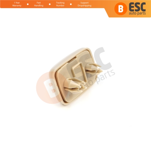 1 Piece Sun Visor Shade Holder Hook Clips Beige Color for Audi A1 A3 A4 B7 B8 B9 A5 A6 C6 Q2 Q3 Q5 TT Seat Exeo