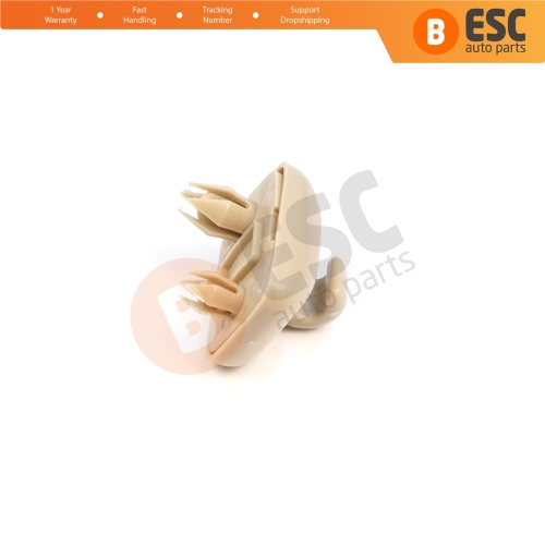 1 Piece Sun Visor Shade Holder Hook Clips Beige Color for Audi A1 A3 A4 B7 B8 B9 A5 A6 C6 Q2 Q3 Q5 TT Seat Exeo