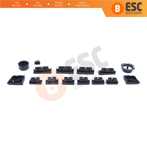 Radio Cd Mp3 Player Button Set for Blaupunkt Fiat Linea Fiorino 225 Grande Punto 199 Citroen Nemo Peugeot Bipper 2007-2016