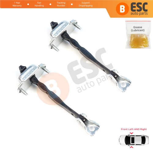 2 Pieces Front Door Hinge Brake Stop Check Assy Limiter Strap for Citroen C3 MK4 e-C3 2024-On Fiat Grande Panda 9846733780