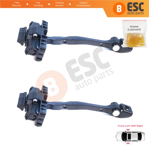 2 Pieces Front Door Hinge Brake Stop Check Assy Limiter Strap for Cupra Formentor SE316 KM7 KMP 2021-On 5FF837179