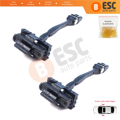 2 Pieces Front Door Hinge Brake Stop Check Assy Limiter Strap for Cupra Formentor SE316 KM7 KMP 2021-On 5FF837179
