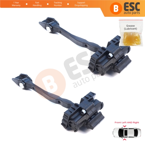 2 Pieces Front Door Hinge Brake Stop Check Assy Limiter Strap for Cupra Formentor SE316 KM7 KMP 2021-On 5FF837179