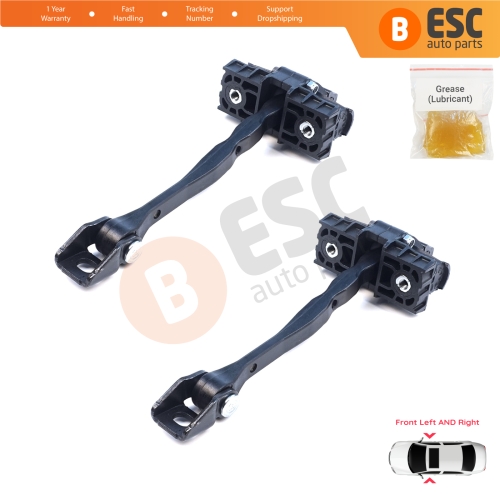 2 Pieces Front Door Hinge Brake Stop Check Assy Limiter Strap for Cupra Formentor SE316 KM7 KMP 2021-On 5FF837179