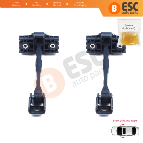 2 Pieces Front Door Hinge Brake Stop Check Assy Limiter Strap for Cupra Formentor SE316 KM7 KMP 2021-On 5FF837179