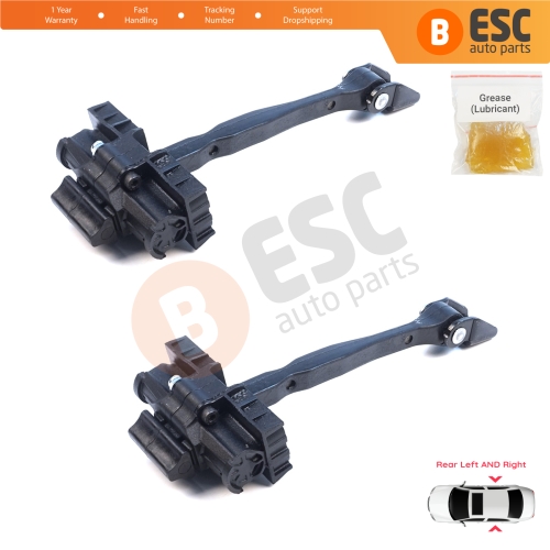 2 Pieces Rear Door Hinge Brake Stop Check Assy Limiter Strap for Cupra Formentor SE316 KM7 KMP 2021-On 5FF839179