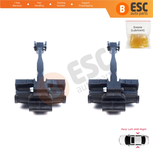 2 Pieces Rear Door Hinge Brake Stop Check Assy Limiter Strap for Cupra Formentor SE316 KM7 KMP 2021-On 5FF839179