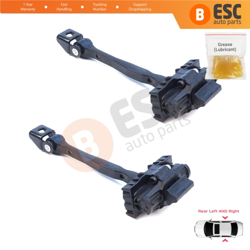 2 Pieces Rear Door Hinge Brake Stop Check Assy Limiter Strap for Cupra Formentor SE316 KM7 KMP 2021-On 5FF839179