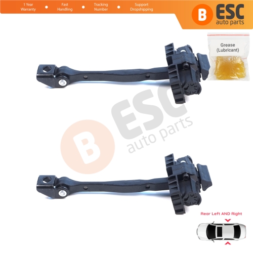 2 Pieces Rear Door Hinge Brake Stop Check Assy Limiter Strap for Cupra Formentor SE316 KM7 KMP 2021-On 5FF839179