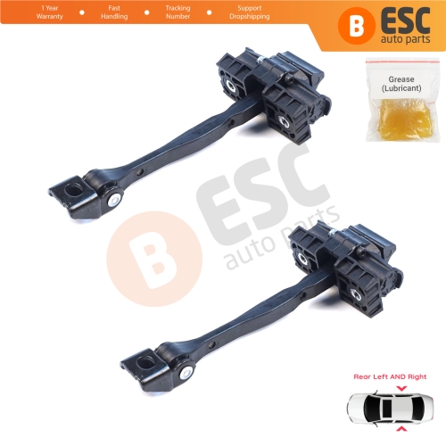 2 Pieces Rear Door Hinge Brake Stop Check Assy Limiter Strap for Cupra Formentor SE316 KM7 KMP 2021-On 5FF839179
