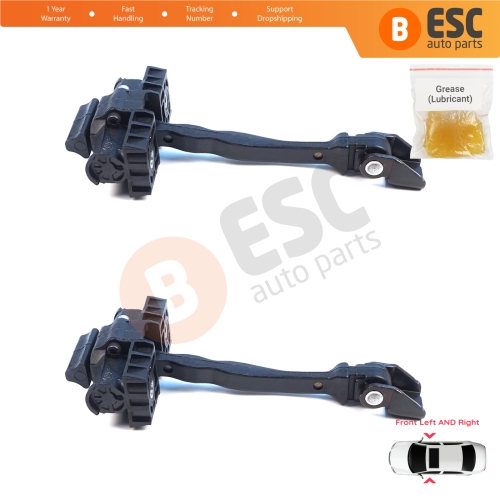 2 Pieces Front Door Hinge Brake Stop Check Assy Limiter Strap for VW ID.3 E11 E12 Cupra Born K11 10A837249