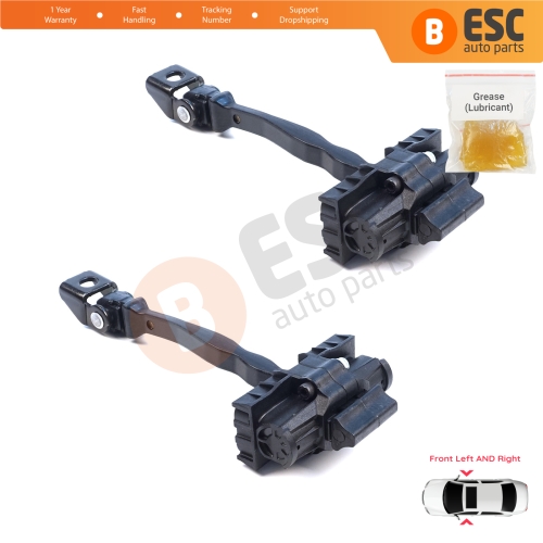 2 Pieces Front Door Hinge Brake Stop Check Assy Limiter Strap for VW ID.3 E11 E12 Cupra Born K11 10A837249