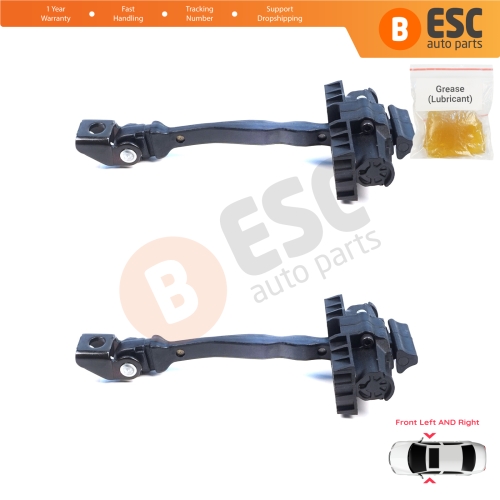 2 Pieces Front Door Hinge Brake Stop Check Assy Limiter Strap for VW ID.3 E11 E12 Cupra Born K11 10A837249