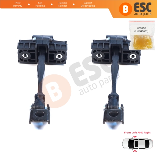 2 Pieces Front Door Hinge Brake Stop Check Assy Limiter Strap for VW ID.3 E11 E12 Cupra Born K11 10A837249