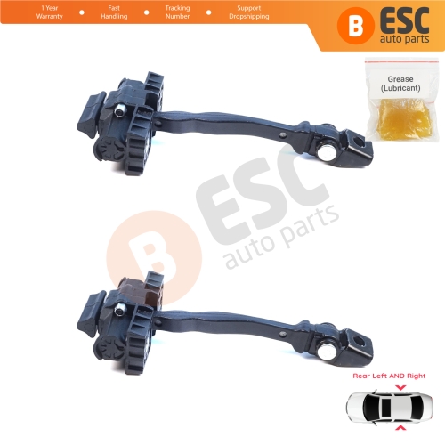 2 Pieces Rear Door Hinge Brake Stop Check Assy Limiter Strap for VW ID.3 E11 E12 Cupra Born K11 10A839249