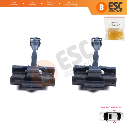 2 Pieces Rear Door Hinge Brake Stop Check Assy Limiter Strap for VW ID.3 E11 E12 Cupra Born K11 10A839249