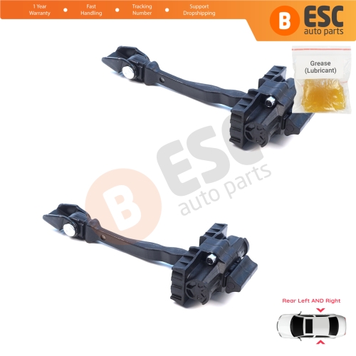 2 Pieces Rear Door Hinge Brake Stop Check Assy Limiter Strap for VW ID.3 E11 E12 Cupra Born K11 10A839249