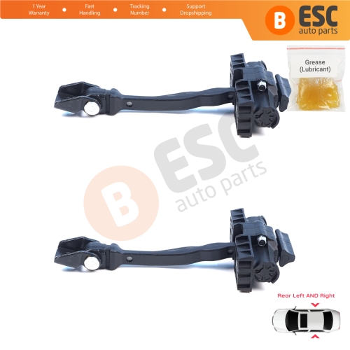 2 Pieces Rear Door Hinge Brake Stop Check Assy Limiter Strap for VW ID.3 E11 E12 Cupra Born K11 10A839249