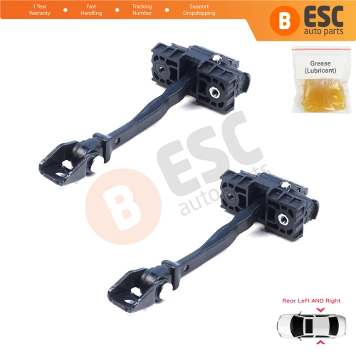 2 Pieces Rear Door Hinge Brake Stop Check Assy Limiter Strap for VW ID.3 E11 E12 Cupra Born K11 10A839249