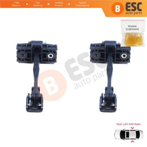 2 Pieces Rear Door Hinge Brake Stop Check Assy Limiter Strap for VW ID.3 E11 E12 Cupra Born K11 10A839249