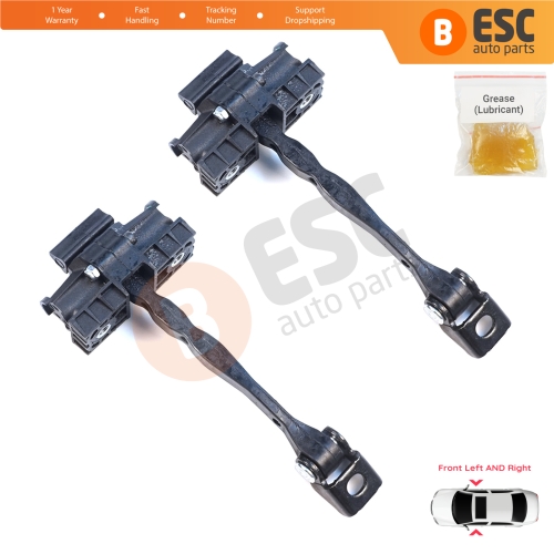 2 Pieces Front Door Hinge Brake Stop Check Assy Limiter Strap for VW ID.4 E21 ID.5 E39 Audi Q4 e-tron F4N F4B 11A837249A
