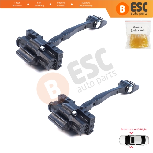 2 Pieces Front Door Hinge Brake Stop Check Assy Limiter Strap for VW ID.4 E21 ID.5 E39 Audi Q4 e-tron F4N F4B 11A837249A