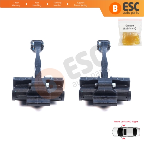 2 Pieces Front Door Hinge Brake Stop Check Assy Limiter Strap for VW ID.4 E21 ID.5 E39 Audi Q4 e-tron F4N F4B 11A837249A