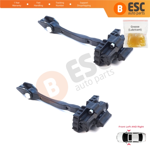2 Pieces Front Door Hinge Brake Stop Check Assy Limiter Strap for VW ID.4 E21 ID.5 E39 Audi Q4 e-tron F4N F4B 11A837249A