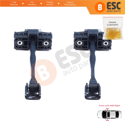 2 Pieces Front Door Hinge Brake Stop Check Assy Limiter Strap for VW ID.4 E21 ID.5 E39 Audi Q4 e-tron F4N F4B 11A837249A