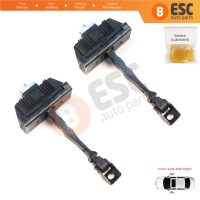 2 Pieces Front Door Hinge Brake Stop Check Assy Limiter Strap for VW Crafter MK2 e-Crafter MAN TGE e-TGE 2017-On 7C0837249A