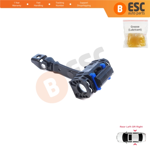Double Crew Cab Rear Door Hinge Brake Stop Check Assy Limiter Strap for VW Crafter MK2 e-Crafter MAN TGE e-TGE 2017-On 7CA839249A