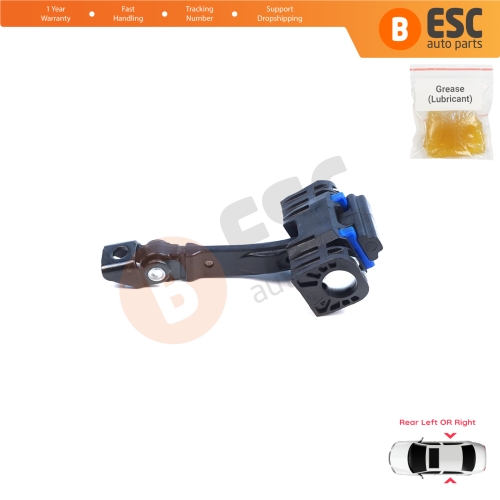 Double Crew Cab Rear Door Hinge Brake Stop Check Assy Limiter Strap for VW Crafter MK2 e-Crafter MAN TGE e-TGE 2017-On 7CA839249A