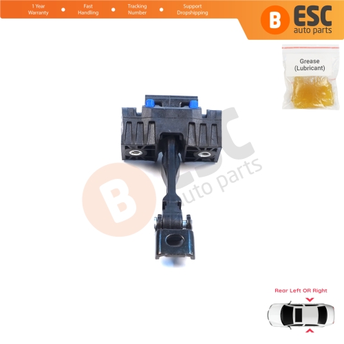 Double Crew Cab Rear Door Hinge Brake Stop Check Assy Limiter Strap for VW Crafter MK2 e-Crafter MAN TGE e-TGE 2017-On 7CA839249A
