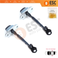 2 Pieces Rear Door Hinge Brake Stop Check Assy Limiter Strap for Mitsubishi L200 Triton MK4 KA KB 2004-2018 Pajero Sport MK2 KH KG 5732A043