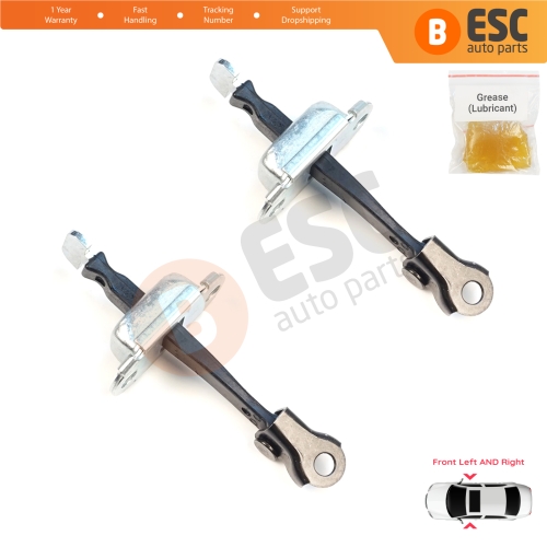 2 Pieces Front Door Hinge Brake Stop Check Assy Limiter Strap for Mitsubishi L200 Triton MK5 KJ KK KL Pajero Sport MK3 Fiat Fullback MK1 5702A229