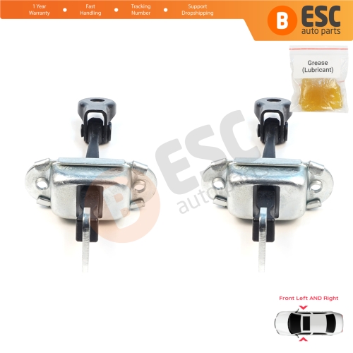 2 Pieces Front Door Hinge Brake Stop Check Assy Limiter Strap for Mitsubishi L200 Triton MK5 KJ KK KL Pajero Sport MK3 Fiat Fullback MK1 5702A229