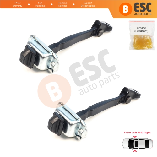 2 Pieces Front Door Hinge Brake Stop Check Assy Limiter Strap for Mitsubishi Eclipse Cross MK1 GK GL YA YB 2017-2025 5702A233