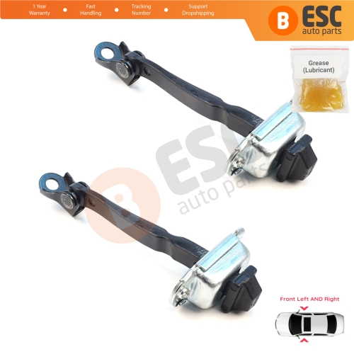 2 Pieces Front Door Hinge Brake Stop Check Assy Limiter Strap for Mitsubishi Eclipse Cross MK1 GK GL YA YB 2017-2025 5702A233