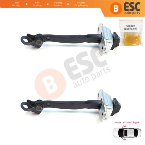 2 Pieces Front Door Hinge Brake Stop Check Assy Limiter Strap for Mitsubishi Eclipse Cross MK1 GK GL YA YB 2017-2025 5702A233