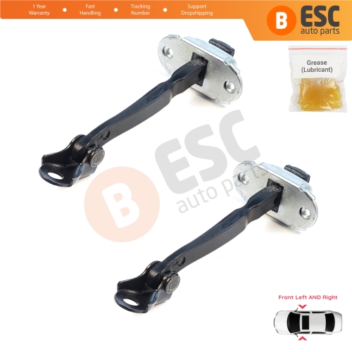 2 Pieces Front Door Hinge Brake Stop Check Assy Limiter Strap for Mitsubishi Eclipse Cross MK1 GK GL YA YB 2017-2025 5702A233