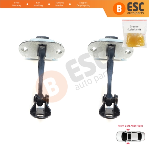 2 Pieces Front Door Hinge Brake Stop Check Assy Limiter Strap for Mitsubishi Eclipse Cross MK1 GK GL YA YB 2017-2025 5702A233