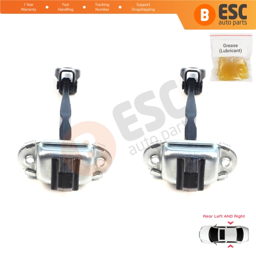 2 Pieces Rear Door Hinge Brake Stop Check Assy Limiter Strap for Mitsubishi Eclipse Cross MK1 GK GL YA YB 2017-2025 5732A155