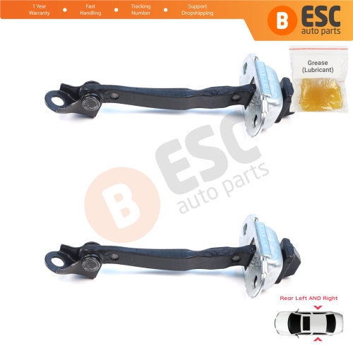 2 Pieces Rear Door Hinge Brake Stop Check Assy Limiter Strap for Mitsubishi Eclipse Cross MK1 GK GL YA YB 2017-2025 5732A155
