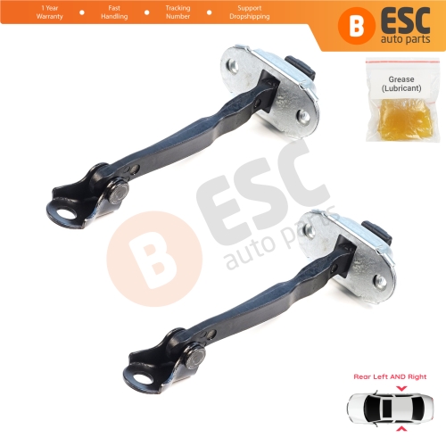 2 Pieces Rear Door Hinge Brake Stop Check Assy Limiter Strap for Mitsubishi Eclipse Cross MK1 GK GL YA YB 2017-2025 5732A155